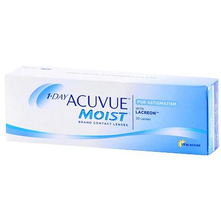 1-DAY ACUVUE MOIST for ASTIGMATISM 30pk contact lenses