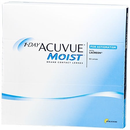 1-DAY ACUVUE MOIST for ASTIGMATISM 90pk