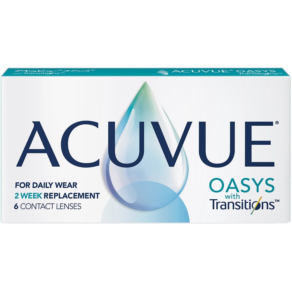 ACUVUE OASYS with Transitions contact lenses