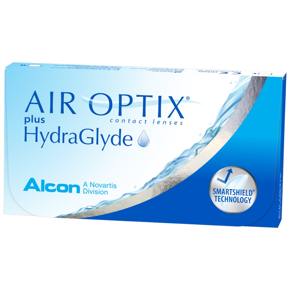 AIR OPTIX plus HYDRAGLYDE contact lenses