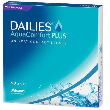 DAILIES AQUACOMFORT PLUS Multifocal 90pk contact lenses