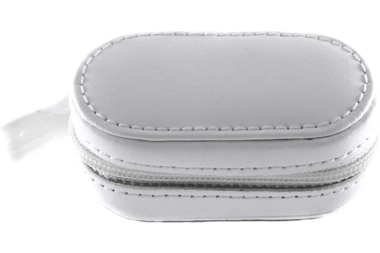 Amcon Leather Contact Lens Cases Cases - White