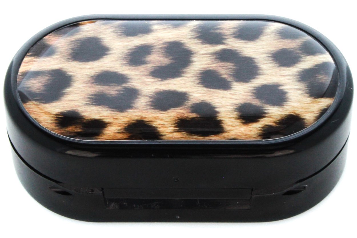 Amcon Leopard Designer Contact Lens Case Cases