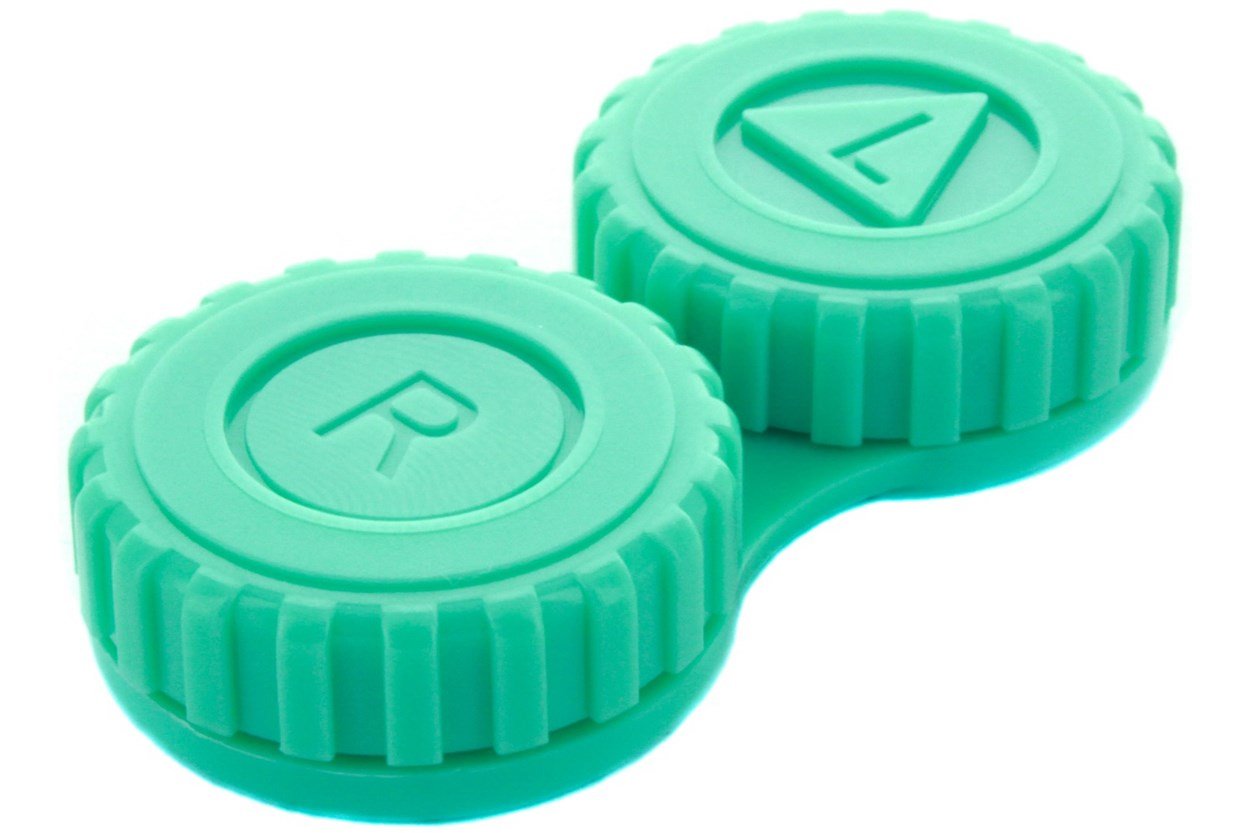 General Screw-Top Contact Lens Case Cases - Green